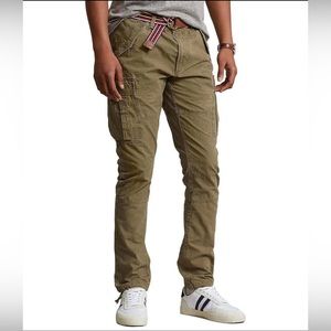 Ralph Lauren straight fit green cargo pants 34x30 NWT